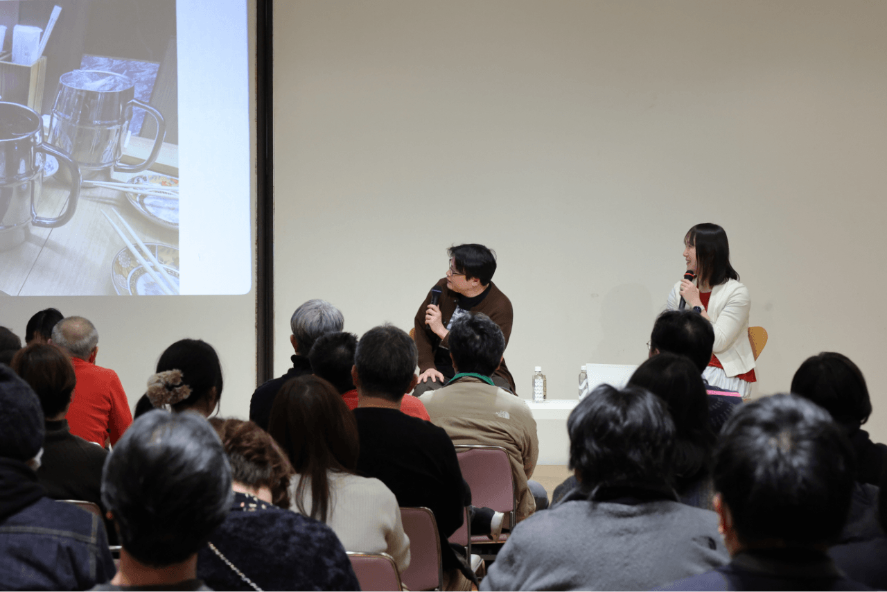 酒場ライターのパリッコさんと酒場案内人の塩見なゆさんを講師に招いたトーク