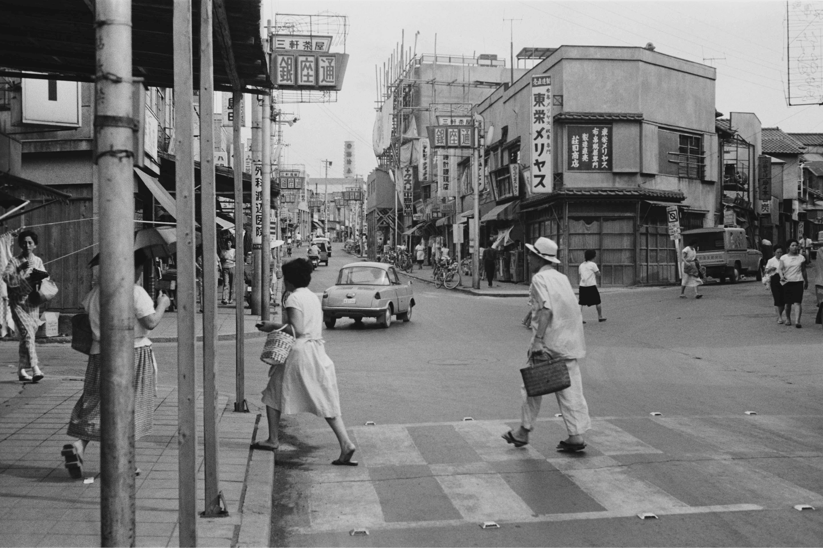 1961年の同場所の様子（提供=世田谷区立郷土資料館）