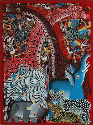 タンザニアのティンガティンガ展